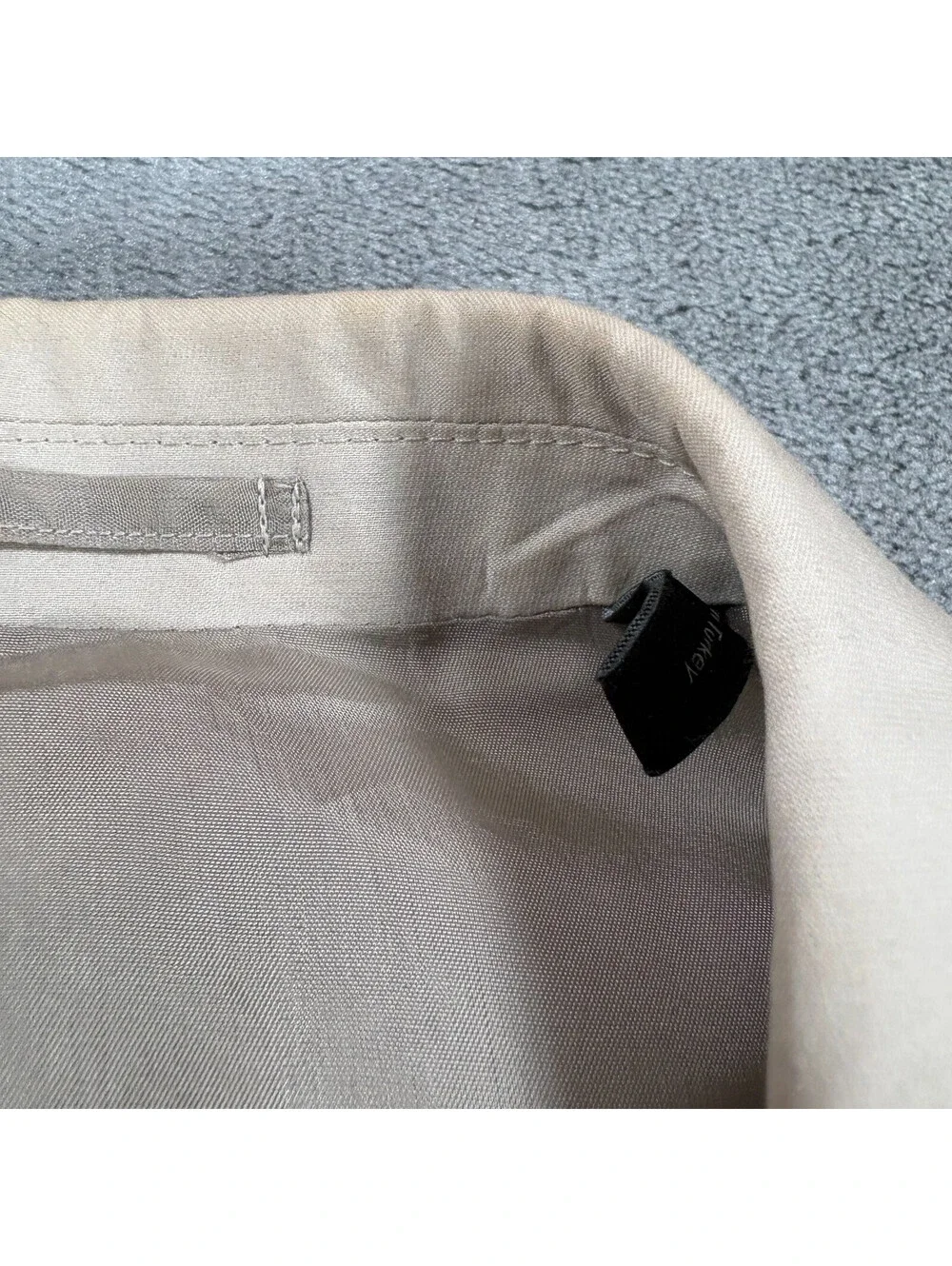 Theory Mens Blazer Jacket Beige Made In Turkey Sport Coat Two Button